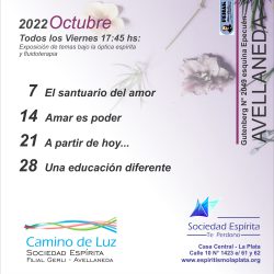programa Camino de luz- Avellaneda oct 2022