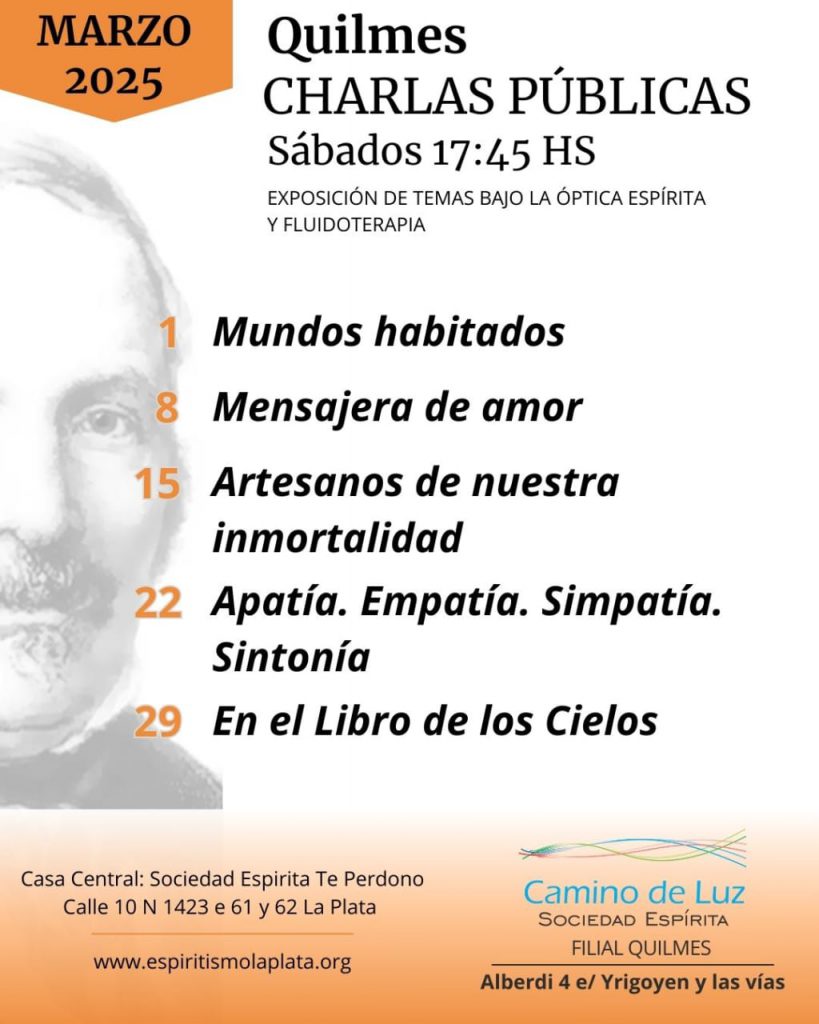 charlas Quilmes marzo 2025